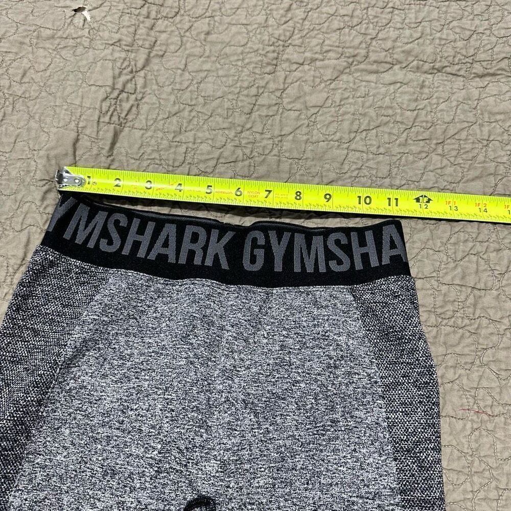 Gymshark Shorts Women small Flex Seamless Biker Bike Gray Athletic A716 - Picture 3 of 4
